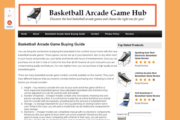 basketballarcadegame.com site used Readyreview
