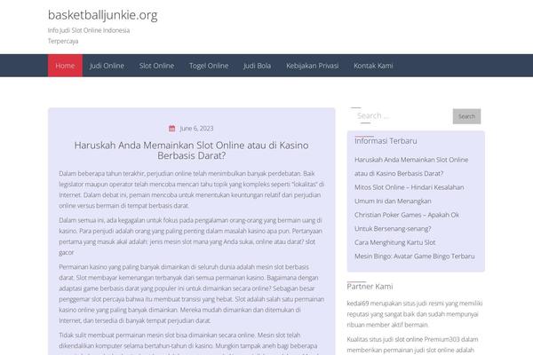basketballjunkie.org site used Tr-iblogger-lite