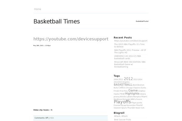 Default theme site design template sample