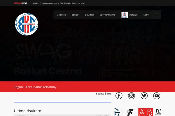 Site using Jquery news ticker plugin