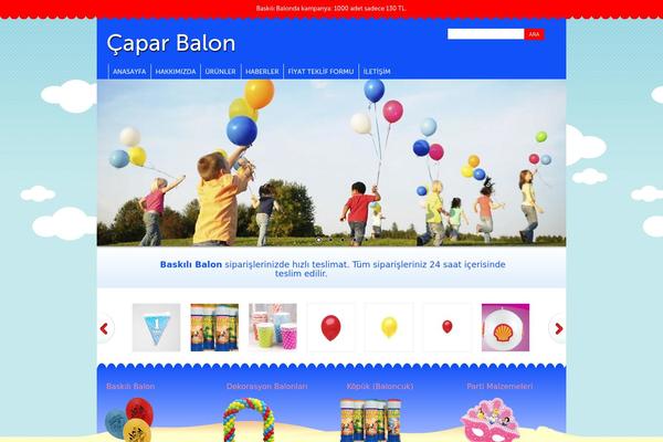 Balita theme site design template sample