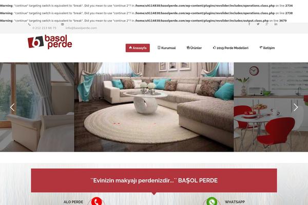 Electrify theme site design template sample