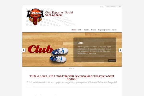 Chameleon theme site design template sample