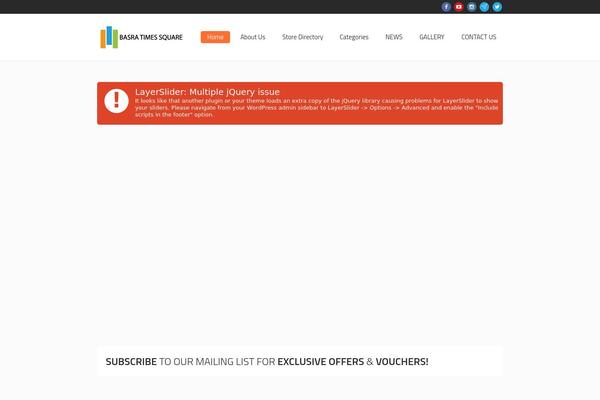 Site using Cmsmasters-mega-menu plugin