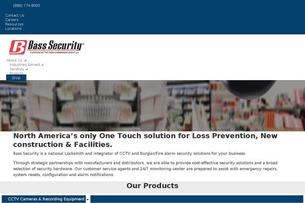 bass-security.com site used Metro-theme