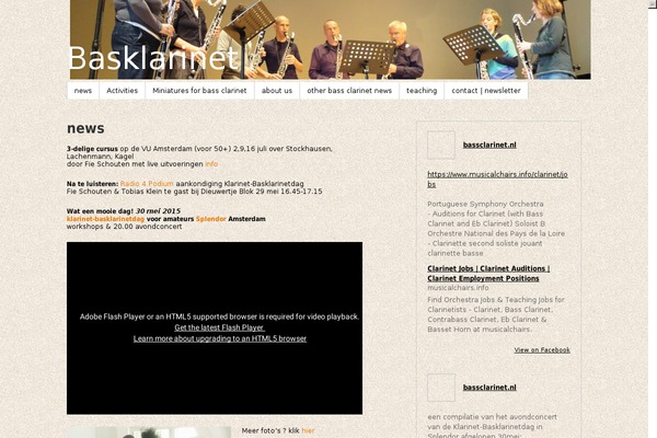 bassclarinet.nl site used Liluc
