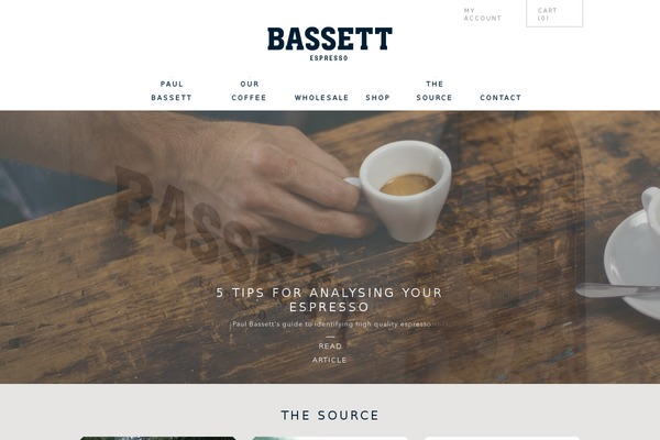 bassettespresso.com site used Bassett