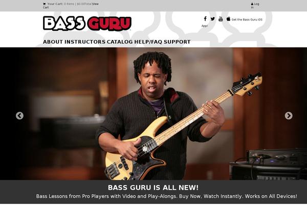 Guru theme site design template sample