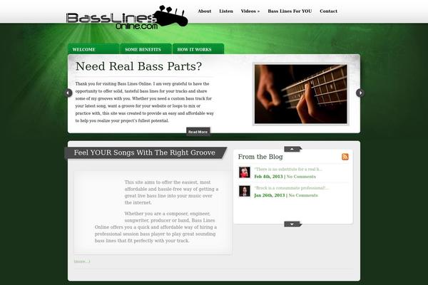 eBusiness theme site design template sample