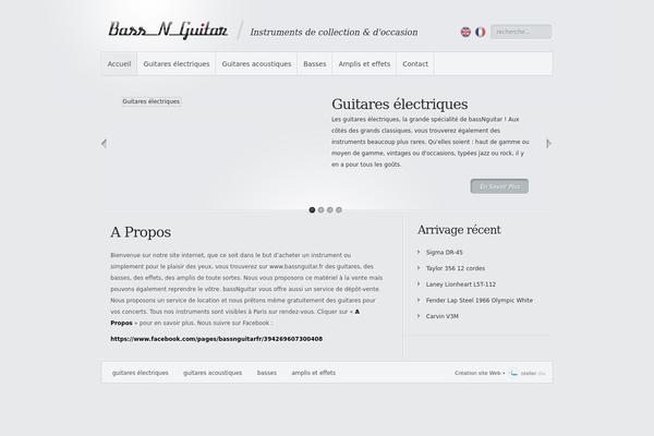 Minimal theme site design template sample
