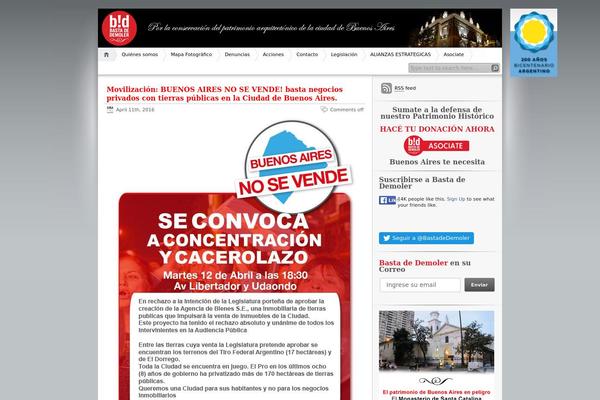 bastadedemoler.org site used Inove.1.4.5