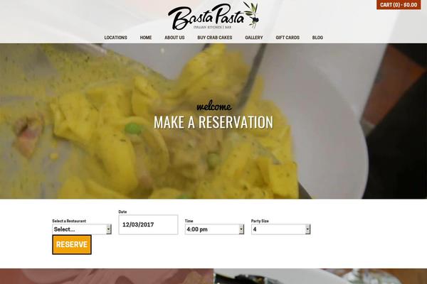Site using Open Table Widget plugin