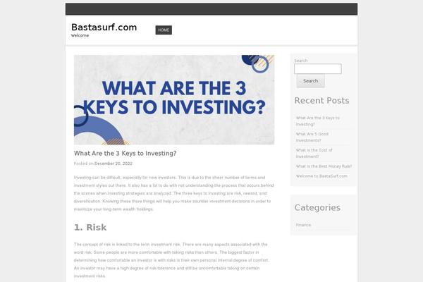 Bota theme site design template sample