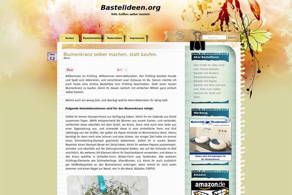 Watercolor theme site design template sample