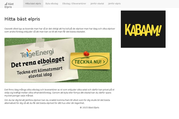 Roots theme site design template sample