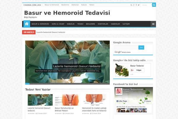 Sahifa theme site design template sample