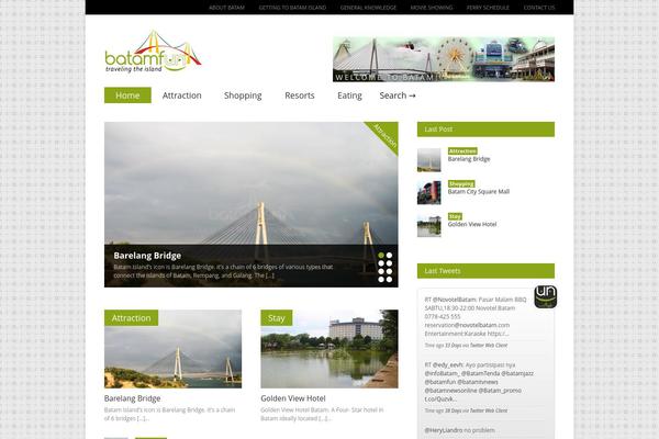 Gonzo theme site design template sample