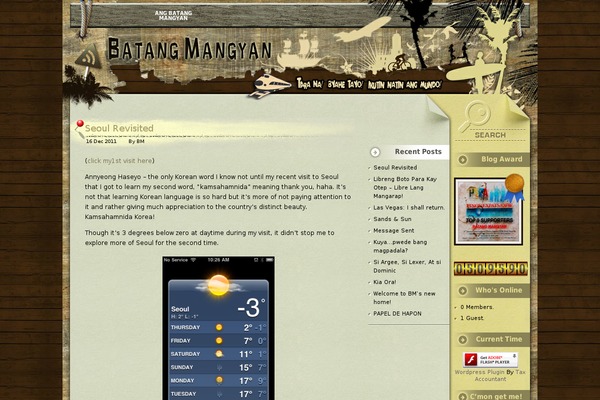 batangmangyan.com site used Bulletin-board2