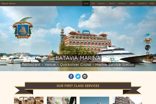 Marina theme site design template sample
