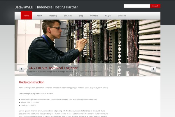 V5 theme site design template sample