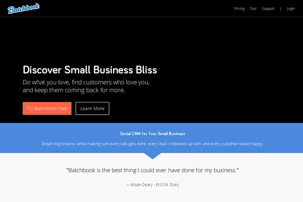 batchbook.com site used Pipeline