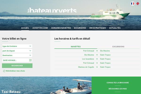 bateauxverts.com site used Extra-theme