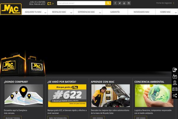 Mac theme site design template sample