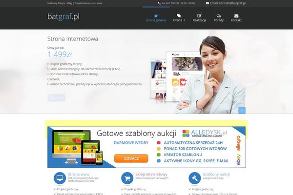 Freshlook theme site design template sample