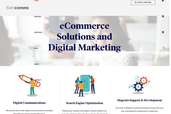 bathcomms.com site used Uncode-child