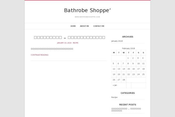 Mins theme site design template sample