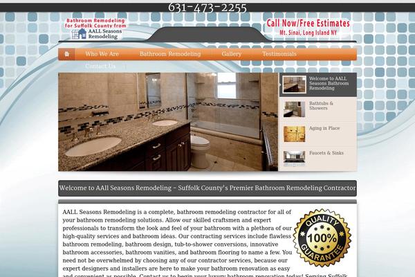 Bellissima theme site design template sample