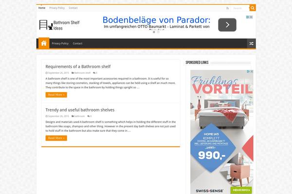 Sahifa theme site design template sample