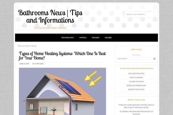 Modern Blogger Pro theme site design template sample