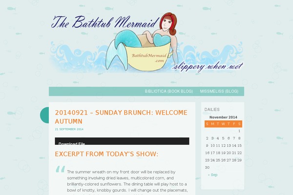 Something Fishy theme site design template sample