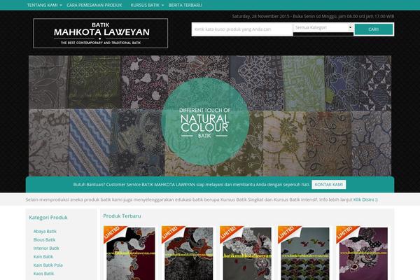 batikmahkotalaweyan.com site used Okestore1.0crename