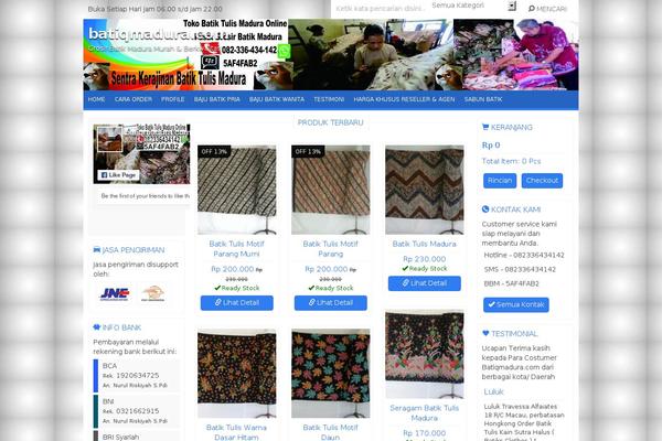 Indostore5.0.2 theme site design template sample