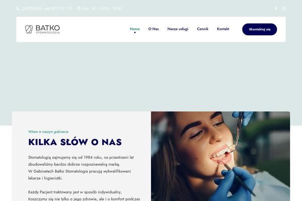 Yoku theme site design template sample