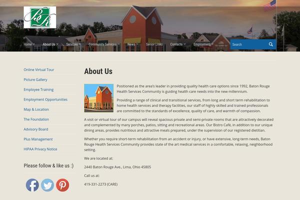 Academica theme site design template sample