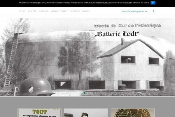 Inkness theme site design template sample
