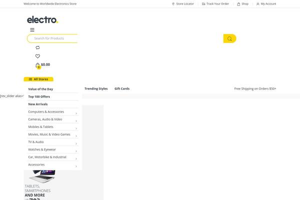 batteryace.com site used Electro