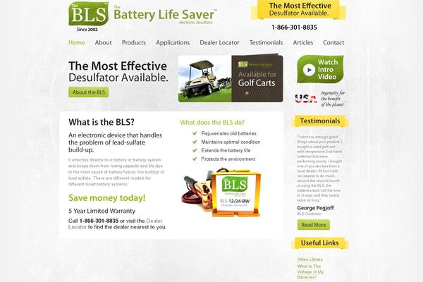 Bls theme site design template sample