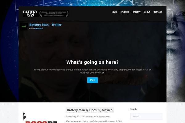 Mercurial theme site design template sample