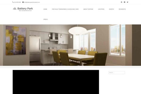 Brasserie theme site design template sample