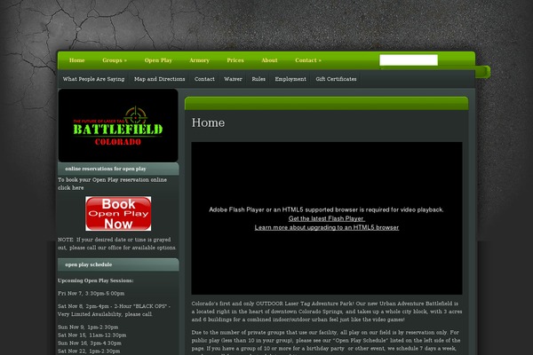 eGamer theme site design template sample