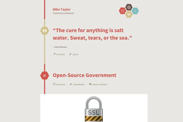 Hexa theme site design template sample