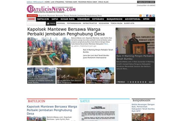 batulicinnews.com site used Tydskrif