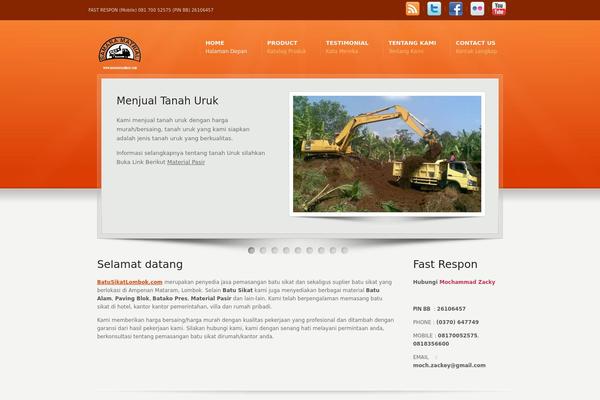 Karma theme site design template sample