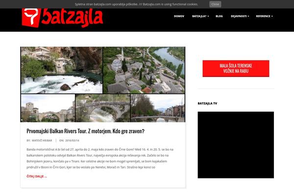 Dispatch theme site design template sample