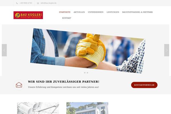 Wolf theme site design template sample