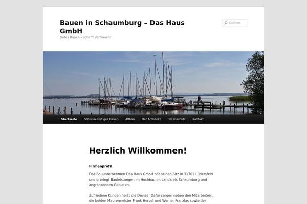 Twenty Eleven theme site design template sample